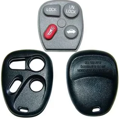Buick Chevrolet Oldsmobile Pontiac ABO0204T Replacement Case and Button Pad 4 Button