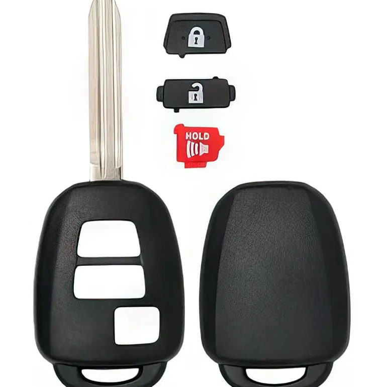 3 Button Replacement Case GQ4-52T HYQ12BDM HYQ12BDP HYQ12BEL