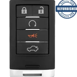 2009 Cadillac CTS Smart Key Fob Driver 2 PN: 25943677