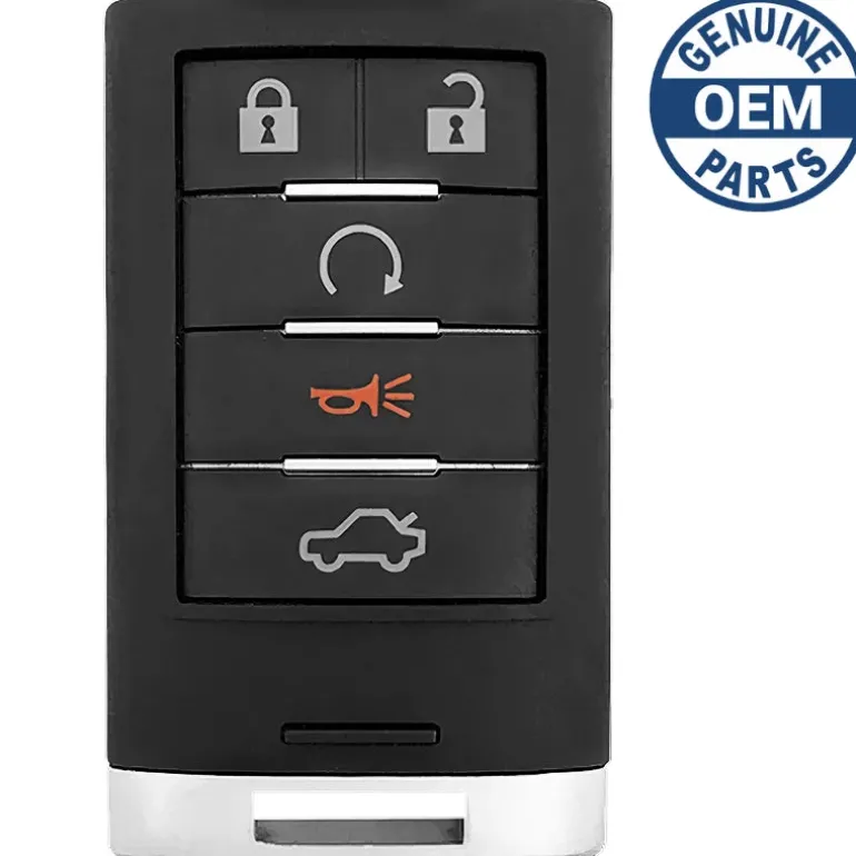 2009 Cadillac CTS Smart Key Fob Driver 2 PN: 25943677