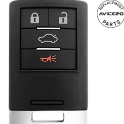 2012 Cadillac CTS Smart Key Fob Driver 2 PN: 25854938, 25946299