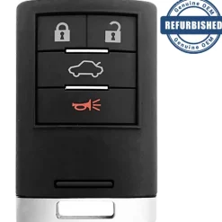 2012 Cadillac CTS Smart Key Fob Driver 2 PN: 25854938, 25946299