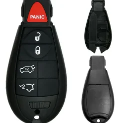Chrysler/Dodge/Jeep/VW Fobik 5 Button Replacement Case FCC ID: IYZ-C01C / M3N5WY783X