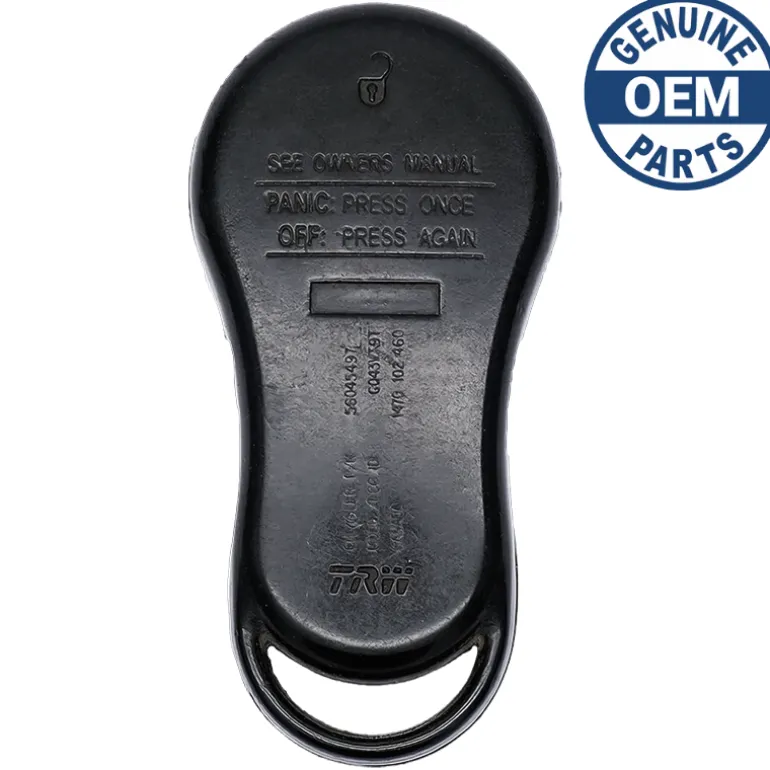 1999 Dodge Dakota Remote FCC ID: GQ43VT9T, PN: 56045497AA-AC