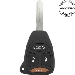 2010 Dodge Durango Remote Head Key FCC ID: KOBDT04A PN: 05179512AA, 56038749AD-AG