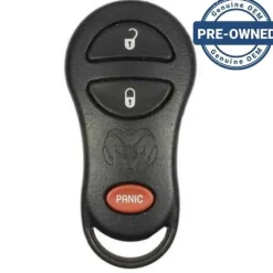 1999 Dodge Ram 2500 Remote FCC ID: GQ43VT9T, PN: 56045497AA-AC
