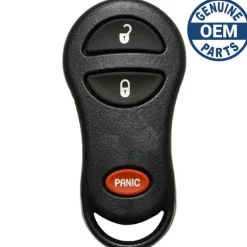 2002 Dodge Ram 1500 Remote FCC ID: GQ43VT9T, PN: 56045497AA-AC