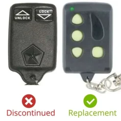 1998 Dodge Ram 1500 Van Remote GQ43VT5T-GQ43VT7T 2 Button