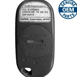 2006 Honda Insight Remote PN: 72147-S3Y-A01
