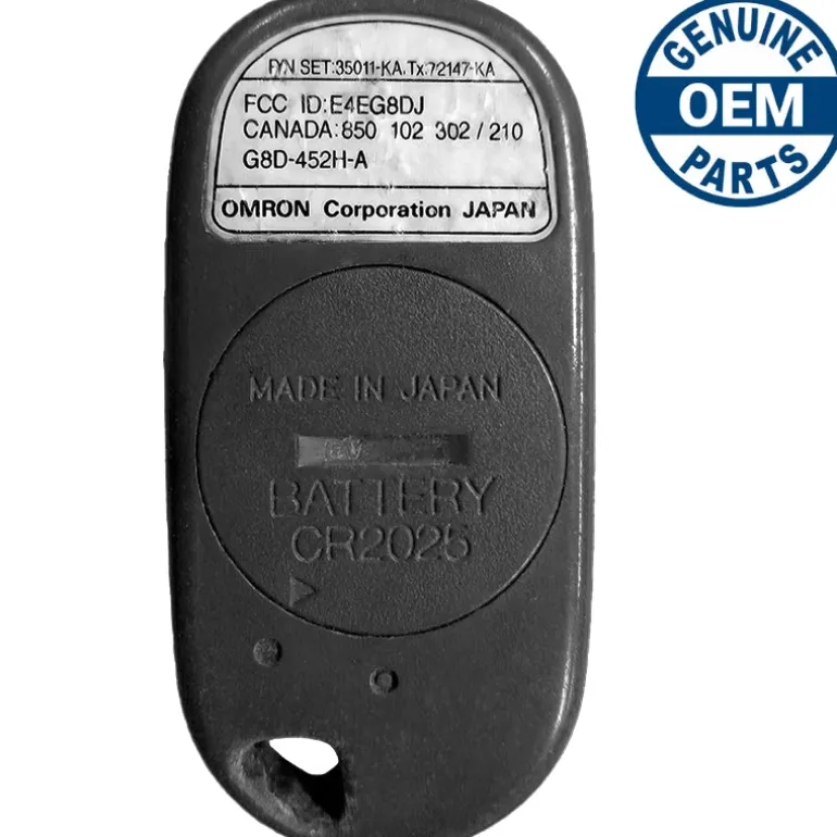 2001 Honda Insight Remote PN: 72147-S3Y-A01
