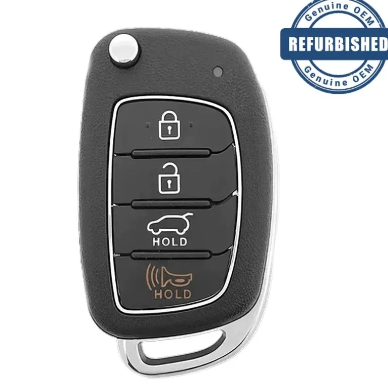 2016 Hyundai Santa Fe Flipkey Remote PN: 95430-4Z100, 95430-4Z101