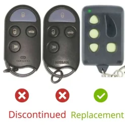 1999 Infiniti I30 Remote FCC: A269ZUA078 PN: 28268-40U15, 28268-40U05