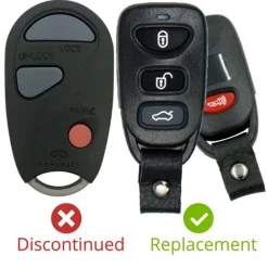 1999 Infiniti QX4 Remote 28268-7J100 28268-2W610 KBRASTU09