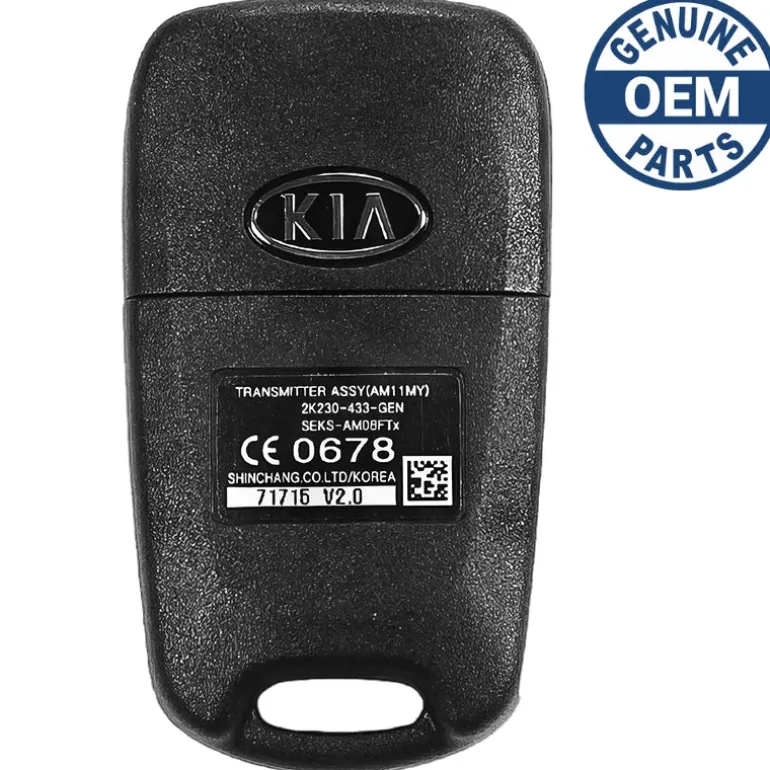 2012 Kia Rio Flipkey Remote 95430-1W020