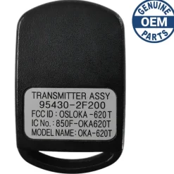 2004 Kia Spectra Regular Remote PN: 95430-2F220