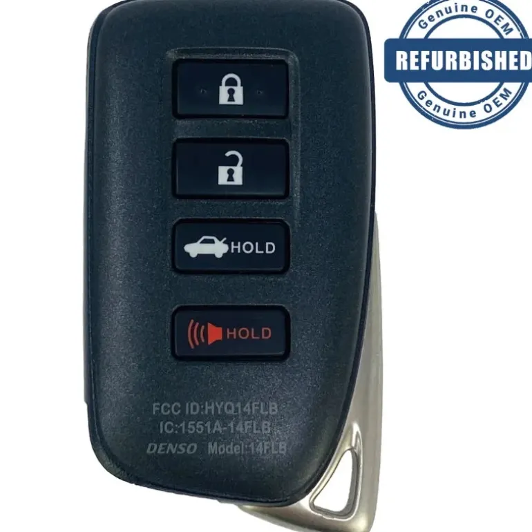 2022 Lexus IS350 Smart Key Remote PN: 89904-53E70, 89904-24340
