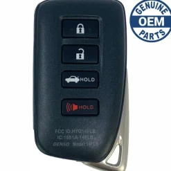 2021 Lexus IS300 Smart Key Remote PN: 89904-53E70, 89904-24340
