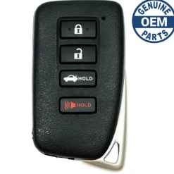 2017 Lexus IS Turbo Smart Key Fob PN: 89904-53651, 89904-53610