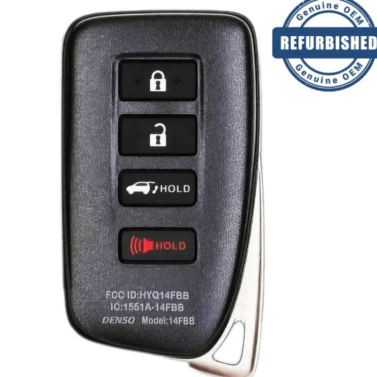 2019 Lexus RX450hL Smart Key Fob PN: 89904-0E160, 89904-0E170, 89904-48C30