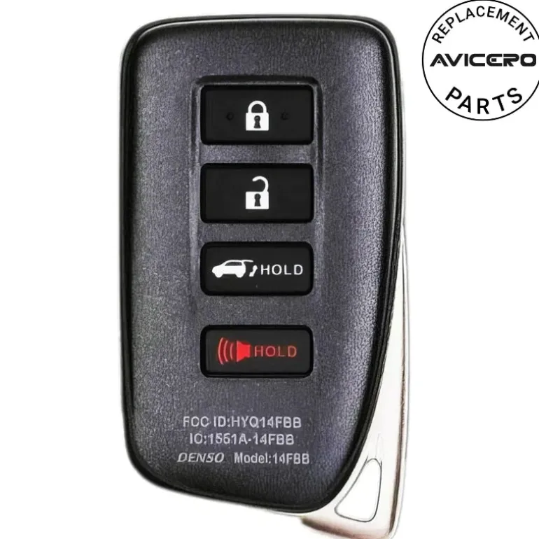 2020 Lexus RX350 Smart Key Fob PN: 89904-0E160, 89904-0E170, 89904-48C30