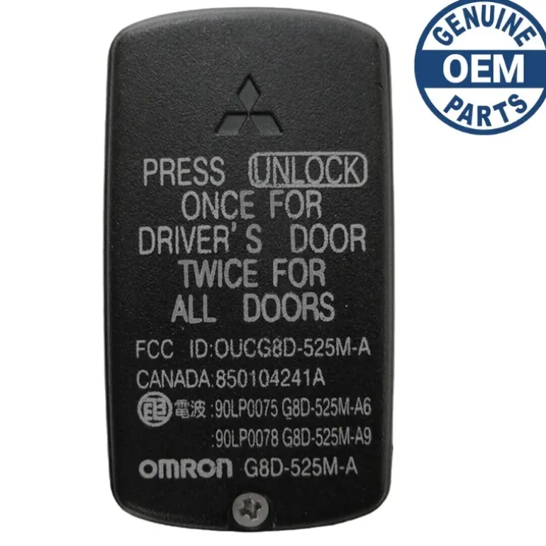 2003 Mitsubishi Outlander Remote OUCG8D-525M-A 2 Button