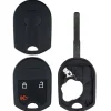 New Aftermarket Ford Remote Head Key Replacement Case 3 Button