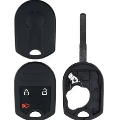 New Aftermarket Ford Remote Head Key Replacement Case 3 Button
