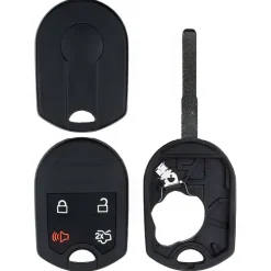 New Aftermarket Ford Remote Head Key Replacement Case 4 Button