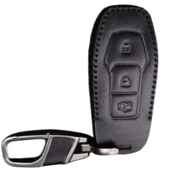 New Ford 3 Buttons Smart Key Leather Cover