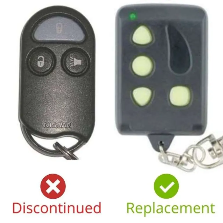 2001 Nissan Quest Remote KOBUTA3T with Panic Button