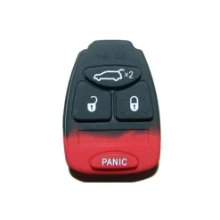 Replacement Button Pad for 4 Skinny Button Chrysler Dodge Jeep Remote Head Keys