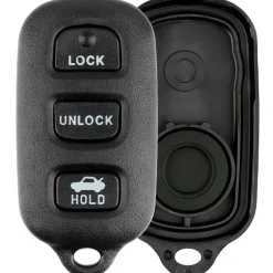 Replacement Case and Button Pad Shell Housing HYQ12BBX HYQ12BAN HYQ1512Y 4 Button with Trunk