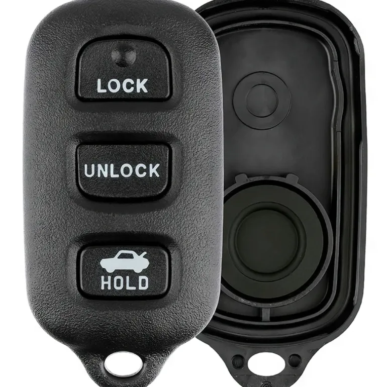 Replacement Case and Button Pad Shell Housing HYQ12BBX HYQ12BAN HYQ1512Y 4 Button with Trunk