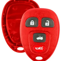 Replacement Case and Button Pad fits 22733523 15252034 KOBGT04A 4 Button Remote