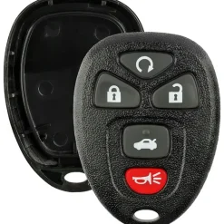 Replacement Case and Button Pad fits GM PN:22733524 5 Button Remote