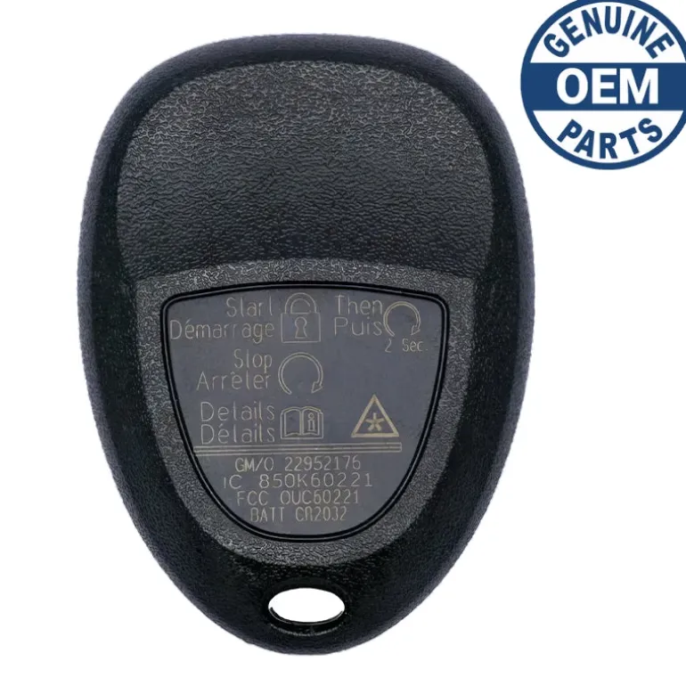 2010 Saturn Sky Remote PN: 22952176 FCC ID: OUC60270