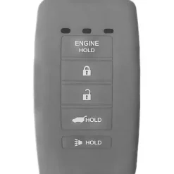 Silicone Key Fob Cover For Acura 5 Buttons Smart Key Remote