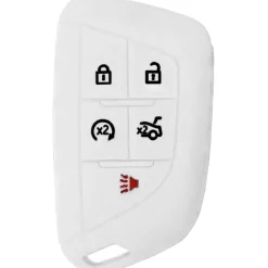 Silicone Key Fob Cover For Cadillac 5 Buttons Smart Key Remote