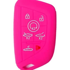 Silicone Key Fob Cover For Chevrolet 7 Buttons Smart Key Remote