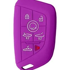 Silicone Key Fob Cover For Chevrolet 7 Buttons Smart Key Remote