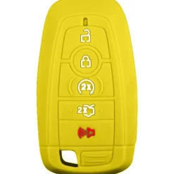 Silicone Key Fob Cover For Ford 5 Buttons Smart Key Remote