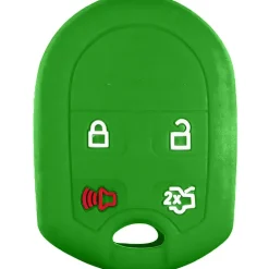 Silicone Key Fob Cover For Ford 4 Buttons Remote Head Key