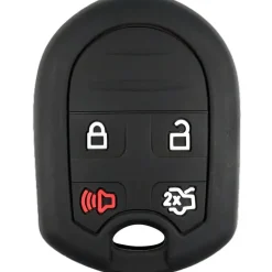 Silicone Key Fob Cover For Ford 4 Buttons Remote Head Key