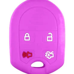 Silicone Key Fob Cover For Ford 4 Buttons Remote Head Key