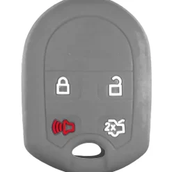 Silicone Key Fob Cover For Ford 4 Buttons Remote Head Key