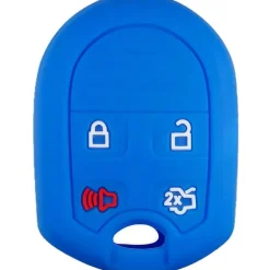 Silicone Key Fob Cover For Ford 4 Buttons Remote Head Key