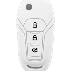 Silicone Key Fob Cover For Ford 3 Buttons Flipkey Remote