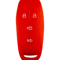 Silicone Key Fob Cover For Ford 4 Buttons Slim Smart Key Remote