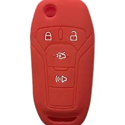 Silicone Key Fob Cover For Ford 4 Buttons Flipkey Remote