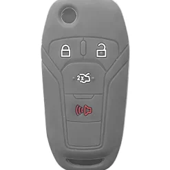 Silicone Key Fob Cover For Ford 4 Buttons Flipkey Remote